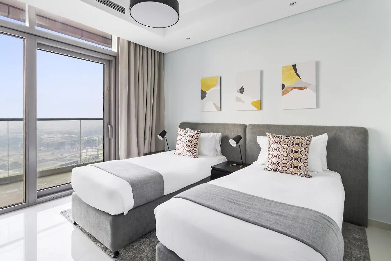 Apartamento Aliving Luxury 2Br With Infinity Pool At Paramount Hotel Midtown Close To Dubai Mall & Burj Khalifa