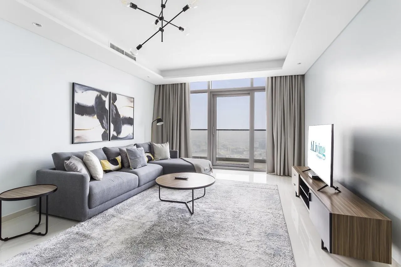 Aliving Luxury 2Br With Infinity Pool At Paramount Hotel Midtown Close To Dubai Mall & Burj Khalifa Apartment